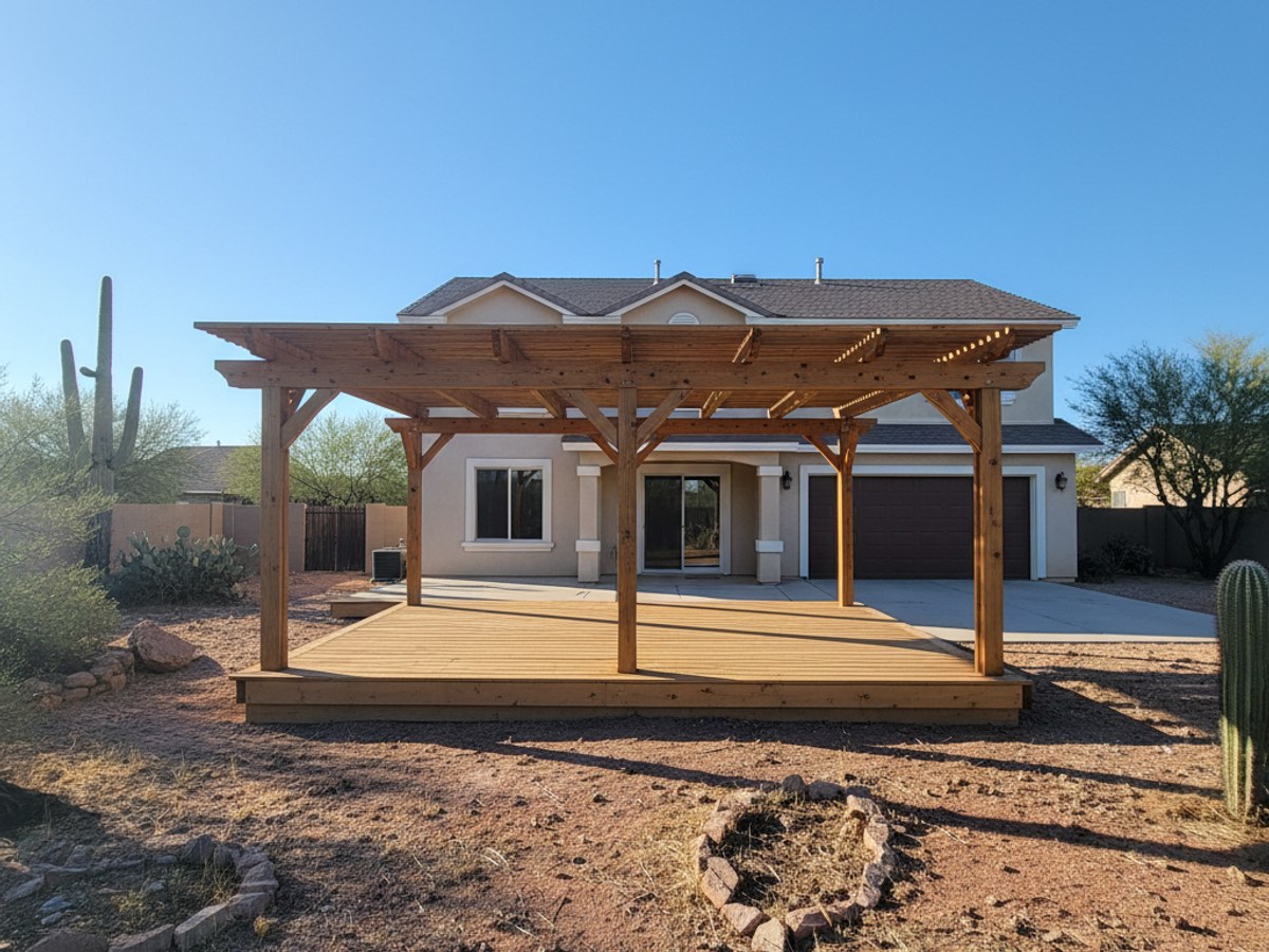 Deck Installation completed by Midway Deck Solutions in Surprise, AZ